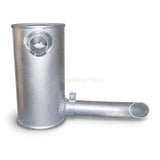 6205-11-5330 6207-11-5310 Muffler for Komatsu PC120-5 Excavator, Engine 4D95, w/ Pipe 2.8 Inch 70mm, Warranty 6 Months - Fab Heavy Parts