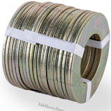 65*120*5mm Steel Large Bucket Shim Washer Kit for Excavator Loader Digger - Pack of 10 - Fab Heavy Parts