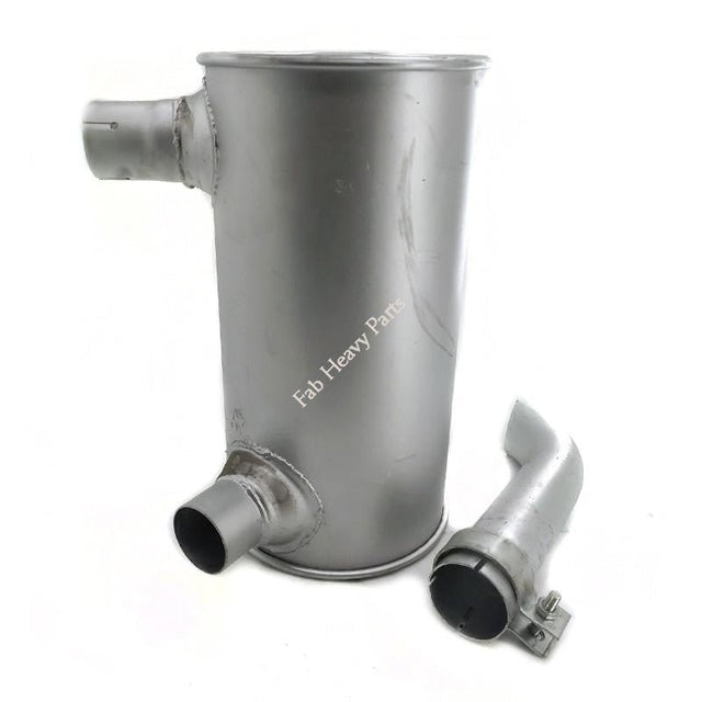 6731-11-5511, 6731115511 Muffler for Komatsu PC60-7 PC120 4D102 Engine with Pipe 70mm - Fab Heavy Parts