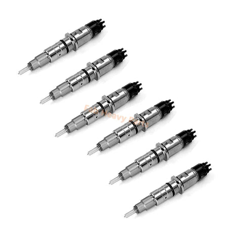 6PCS Fuel Injector 4994541 Fits for Cummins Engine ISLE QSL8.9 QSL9 - Fab Heavy Parts