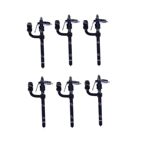 6PCS Fuel Injector RE48786 Fits for John Deere 350 330B 5303 6110 5220 1450 1550 4045 1450 - Fab Heavy Parts
