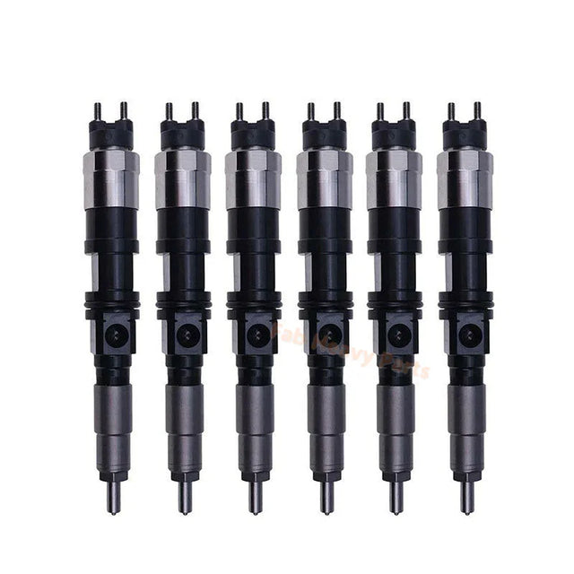 6 PCS Fuel Injector RE520333 RE520240 Fits for John Deere Engine 6.8L 6068 Tractor 6520 6620 7220 7320 7420 7520