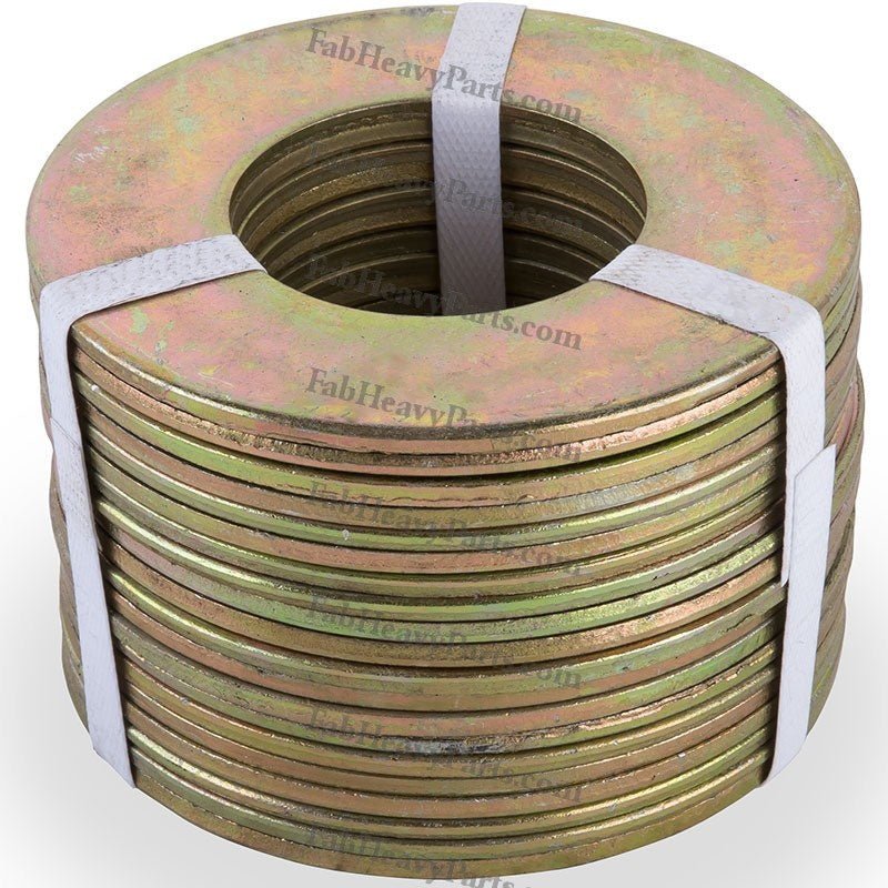 70*140*5mm Steel Large Bucket Shim Washer Kit for Excavator Loader Digger - Pack of 10 - Fab Heavy Parts