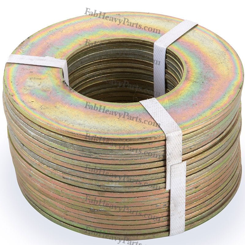 90*170*5mm Steel Large Bucket Shim Washer Kit for Excavator Loader Digger - Pack of 10 - Fab Heavy Parts