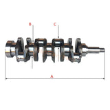 Crankshaft for Mitsubishi S4K S4KT Engine Fits for Caterpillar CAT E110B E120B E312 E320 Excavator
