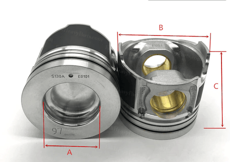 Piston and Cylinder Liner Kit Fits Hino J08E Engine