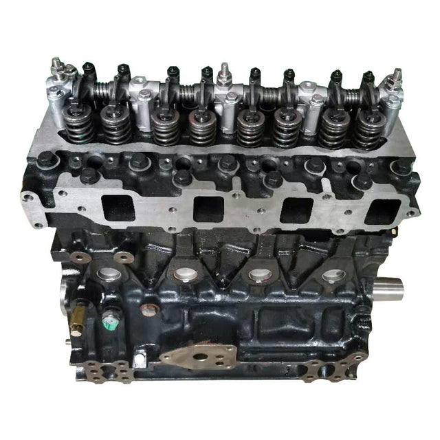 Neue lange Zylinderblockbaugruppe passend für Komatsu S4D84E-5K-Motor mit installierter Ölwanne, Ventildeckel und Zylinderkopf