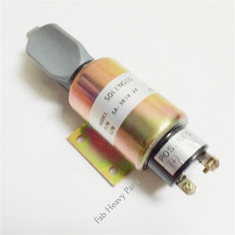 New Fuel Stop Solenoid SA-3838-24 2003-24E7U1B1S2A Fits for Cummins 6BT 5.9L Diesel Engine