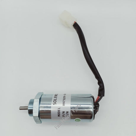 Stop Solenoid 8972091152 for Isuzu 4LE2 4LE2X Sumitomo Hitachi MV2-40 EX4U EX40U EX55 EX58 ZX40U Excavator, 24V-Shut down solenoid-Fab Heavy Parts