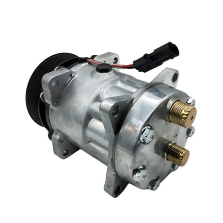 Air Conditioning Compressor 22U - 979 - 1711 Fit for Komatsu Excavator PC138US - 2 PC228US - 3 PC78MR - 6 PC78US - 6 PC78UU - 6 - Fab Heavy Parts