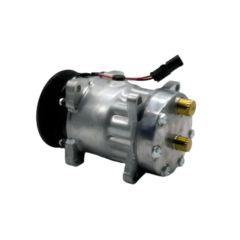 Air Conditioning Compressor 84058795 Fit for Ford New Holland 8PK-119 12V - Fab Heavy Parts