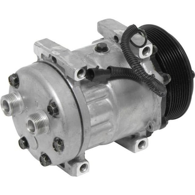 Air Conditioning Compressor 8500795 Fit for Case Wheel Loader 621E 621F 621G 721D 721E 721F 721G - Fab Heavy Parts