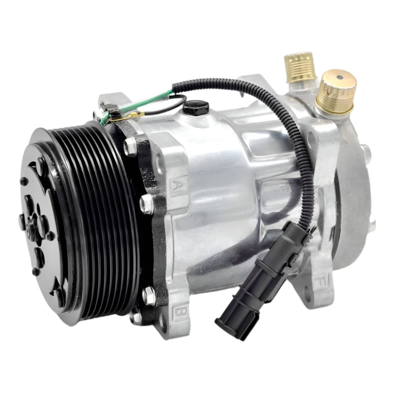 Air Conditioning Compressor P/N 81619066012 Sanden SD7H15 8117 fit for Man truck 24V - Fab Heavy Parts