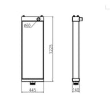 Se ajusta al camión volquete Komatsu HD465-7E0 HD465-7R HD605-7E0 HD605-7R CORE DEL RADIATOR HIDRÁULICO 569-03-89113 569-03-89112 569-03-89111