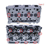 Bare Cylinder Head for Kubota Engine D1703 - Fab Heavy Parts