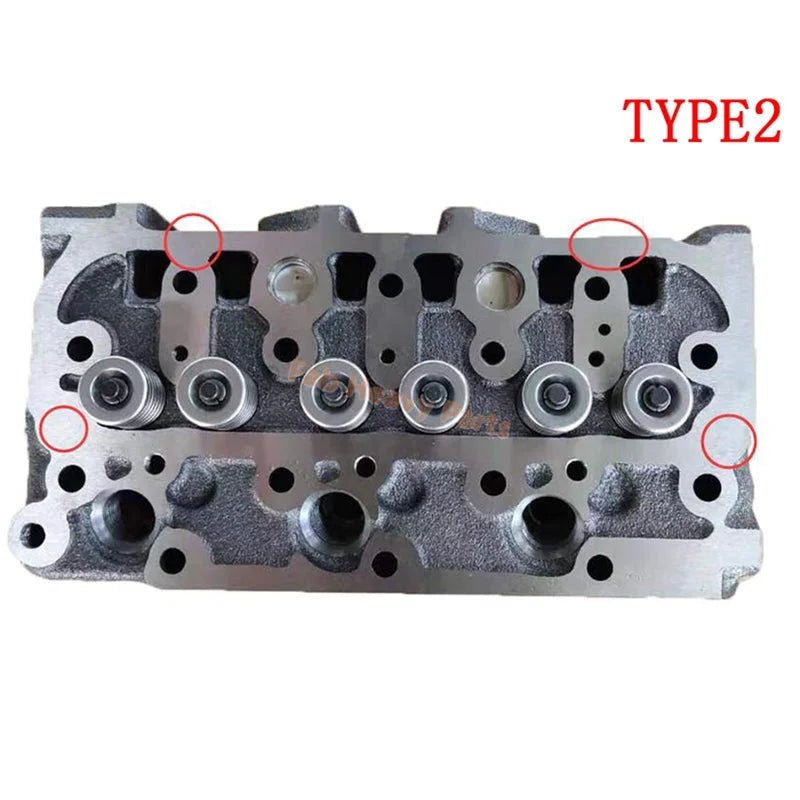 Complete Cylinder Head 1G008 - 03040 1G00803040 1G962 - 03042 Compatible for Kubota Engine D782 D782 - E4 Mower ZD18 ZD21 ZD221 ZD321 ZD1011 ZD1011 - 3 - Fab Heavy Parts