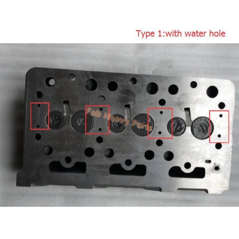 Complete Cylinder Head E8100 - A0302 E8100 - A0302 E8100 - 03045 E8100 - 03046 for Kioti LK3054 DK35 CK30 Daedong 3A150E - Fab Heavy Parts