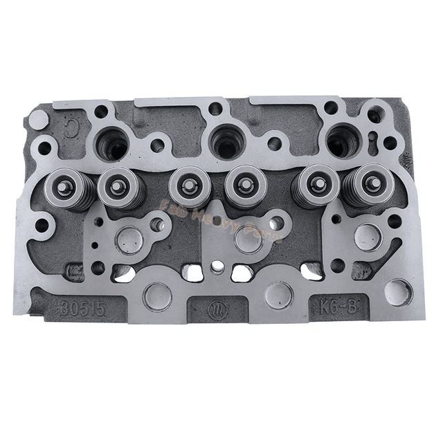 Complete Cylinder Head With Valves for Kubota D1402 Engine - Fab Heavy Parts