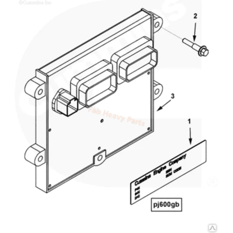 Control Module ECM 4995444 Fits for Cummins Engine ISDE K38 QSL9 QSK38 QSK50 QSK60 - Fab Heavy Parts