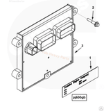 Control Module ECM 4995444 Fits for Cummins Engine ISDE K38 QSL9 QSK38 QSK50 QSK60 - Fab Heavy Parts