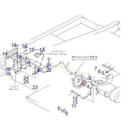 Controller ECU 7834272000 Fits for Komatsu Excavator PC - 6 PC200 - 6 PC220 - 6 - Fab Heavy Parts