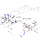 Controller ECU 7834272000 Fits for Komatsu Excavator PC-6 PC200-6 PC220-6