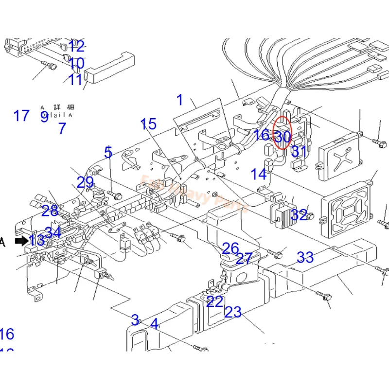 Controller ECU 7834323000 Fits for Komatsu Engine 6D95 Excavator PC210 PC240 PC200-6