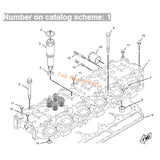 Cylinder Head 2141667 214 - 1667 Fits for Caterpillar CAT 3406 3406A 3406C 3406E Engine 375 375 L 5080 Excavator - Fab Heavy Parts