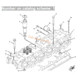 Zylinderkopf 2141667 214-1667 Passend für Caterpillar CAT 3406 3406A 3406C 3406E Motor 375 375 L 5080 Bagger
