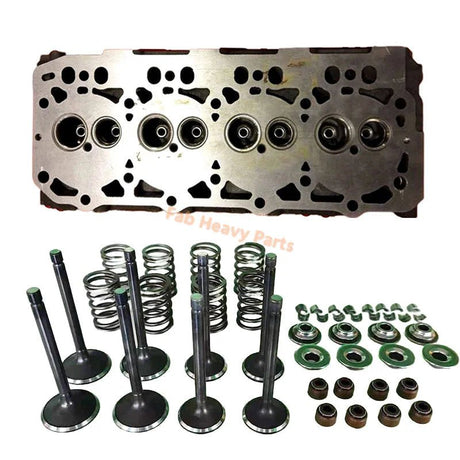Cylinder Head Assembly 129407 - 11700 for Yanmar Engine 4TNE84 4TNE88 - Fab Heavy Parts
