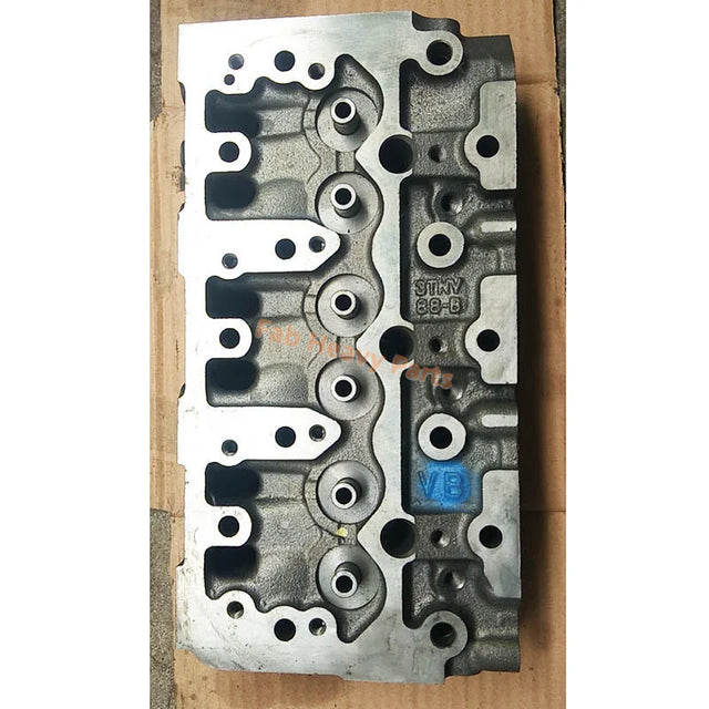 Complete Cylinder Head with Valves for Yanmar 3TNV84 Engine John Deere 27D 35D Excavator 3045R 3120 3203 3320 3520 3720 Tractor