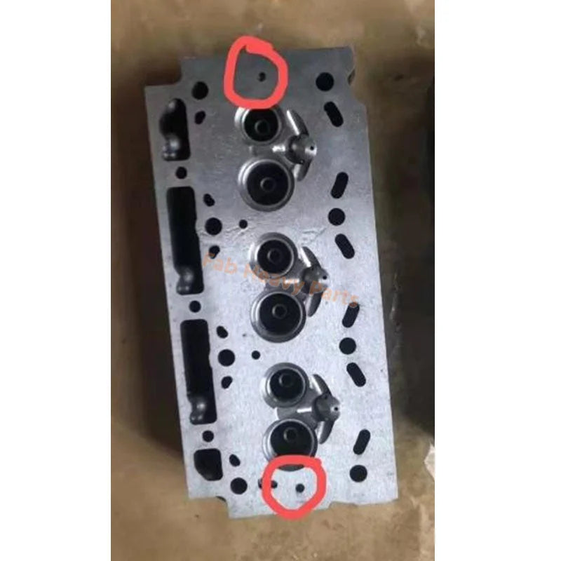 Bare Cylinder Head for Yanmar 3D84-1 3T84 Engine Takeuchi TB035 TB025 Fits Komatsu PC20-5 PC20-6 PC30-6 PC30 PC38UU-1 Excavator Digger WA30-2 Wheel Loader