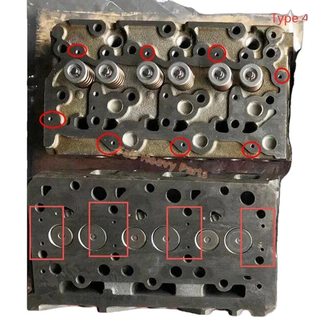 Nackter Zylinderkopf für Kubota-Motor D1703