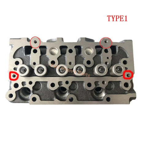 Complete Cylinder Head 1G008-03040 1G00803040 1G962-03042 Compatible for Kubota Engine D782 D782-E4 Mower ZD18 ZD21 ZD221 ZD321 ZD1011 ZD1011-3