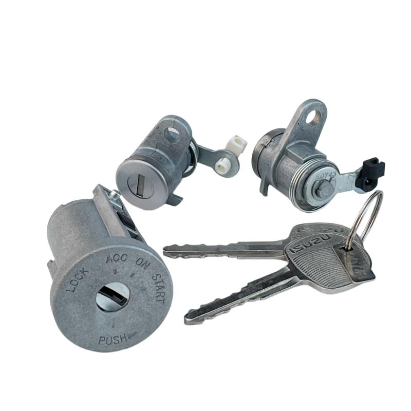 Cylinder Set Lock 8982011610 8 - 98201161 - 0 for Isuzu 700P NPR NQR FVR FTR FRR FSR FXZ - Fab Heavy Parts