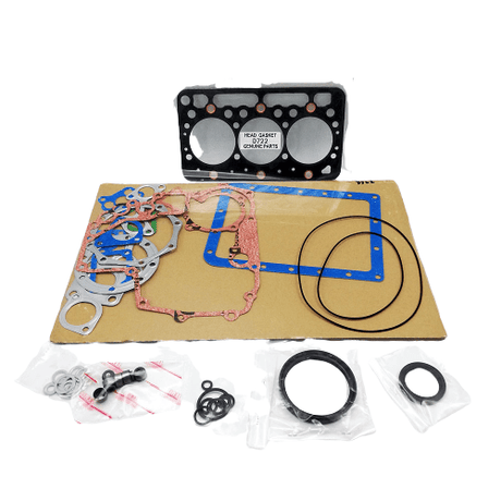 D722 Engine Full Gasket Set Overhaul Kit for Kubota U-10 U-10-2 U-10-3 U-10-5 Excavator - Fab Heavy Parts