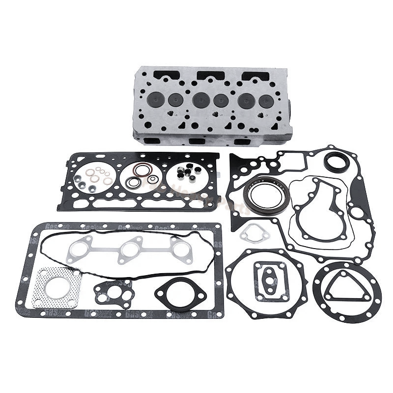 D902 Complete Cylinder Head with Gasket Kit for Kubota Engine Aftermarket Replacement For Bobcat MT55 Compact Track Loader
