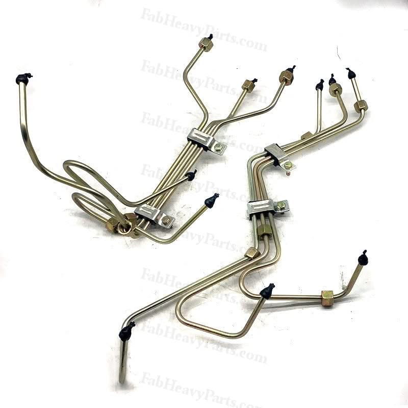 Doosan DH500 DH370 Excavator Engine Fuel Injection Line Set - Fab Heavy Parts