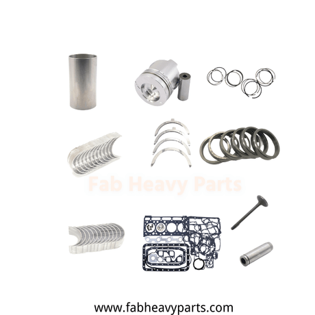 Engine 4D84 - 3 Overhaul Rebuild Kit Fits for Komatsu Excavator PC40 - Fab Heavy Parts