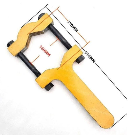 Exchange Cylinder Seal Kit Tool Wrench Adjustable Hydraulic Cylinder Wrench Spanner for Excavators Weight 6T - 20T, Length 14.96" - Fab Heavy Parts