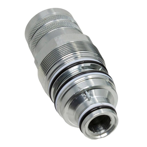 Female Flat Face Coupler 6680018 Aftermarket Replacement For Bobcat Loader S250 S300 S330 S450 S510 S530 S550 S570 S590 - Fab Heavy Parts