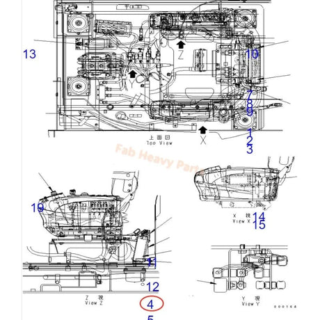 Fits For Komatsu Dump Truck CD110R - 2 Computer Control Panel 7835 - 26 - 2000 - Fab Heavy Parts