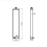 Fits For Komatsu Dump Truck HD785 - 7 Hydraulic Radiator Core Assembly 561 - 03 - 81652 561 - 03 - 81651 - Fab Heavy Parts