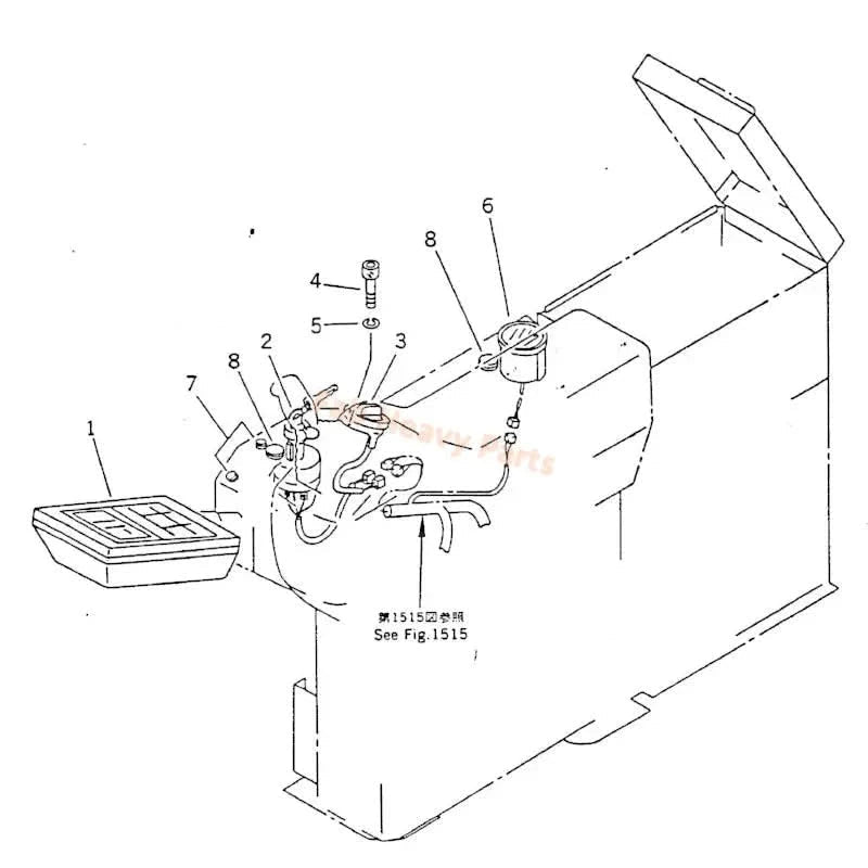 Fits For Komatsu Excavator PC100 - 5 PC100L - 5 Monitor LCD Display Panel 7824 - 70 - 3100 - Fab Heavy Parts