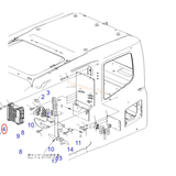 Fits For Komatsu Excavator PC130 - 7K Control Panel V - ECU 7835 - 26 - 5000 - Fab Heavy Parts