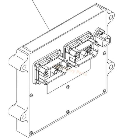 Fits For Komatsu Excavator PC130 - 8 PC138US - 8 Engine SAA4D95LE Controller E - ECU 600 - 475 - 1103 - Fab Heavy Parts
