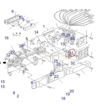 Fits For Komatsu Excavator PC200LC - 6 PC210LC - 6 PC220LC - 6 PC230LC - 6 Controller V - ECU 7834 - 10 - 2002 7834 - 10 - 2003 - Fab Heavy Parts