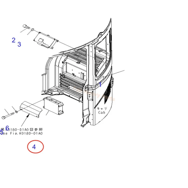 Fits For Komatsu Excavator PC228US - 3N - YP PC228US - 3N - YA PC228US - 3N - YB Controller V - ECU 7835 - 26 - 4001 - Fab Heavy Parts