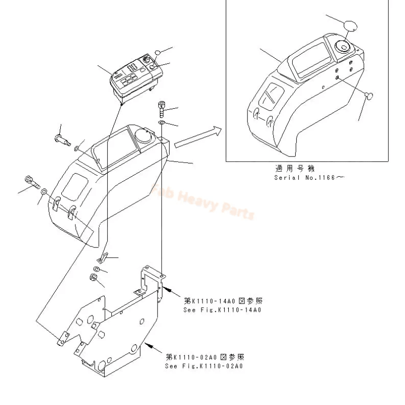 Fits For Komatsu Excavator PC400 - 6 PC400LC - 6 PC450 - 6 PC450LC - 6 PC450LC - 6Z Monitor LCD Display Panel 7834 - 75 - 2001 - Fab Heavy Parts