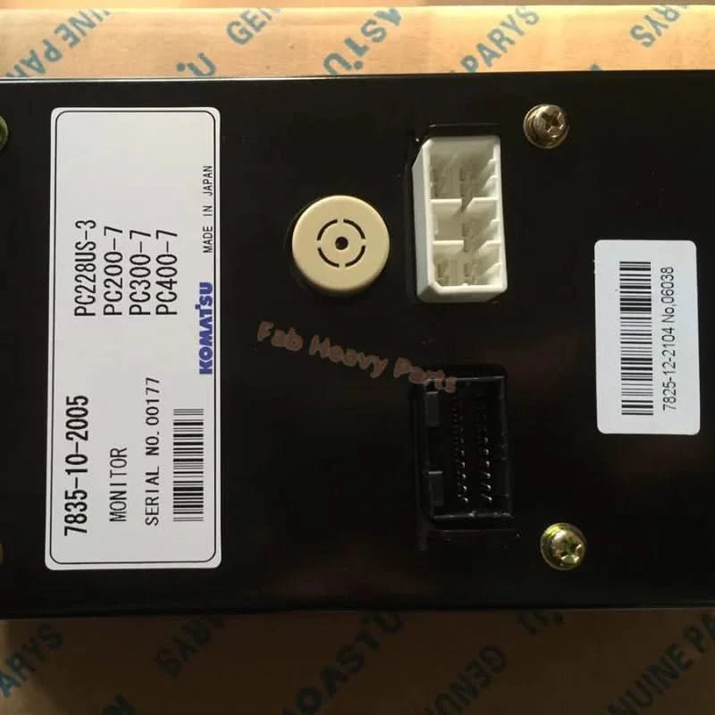 Fits For Komatsu Excavator PC400 - 7 PC400LC - 7 PC450 - 7 PC450LC - 7 Monitor 7835 - 10 - 2005 7835 - 10 - 2004 - Fab Heavy Parts